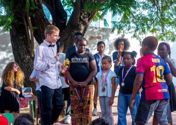 Schuljahresendfeier / End of year party