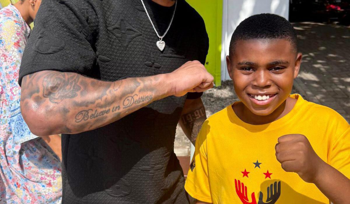 Besuch vom Boxweltmeister Freddy Kiwitt