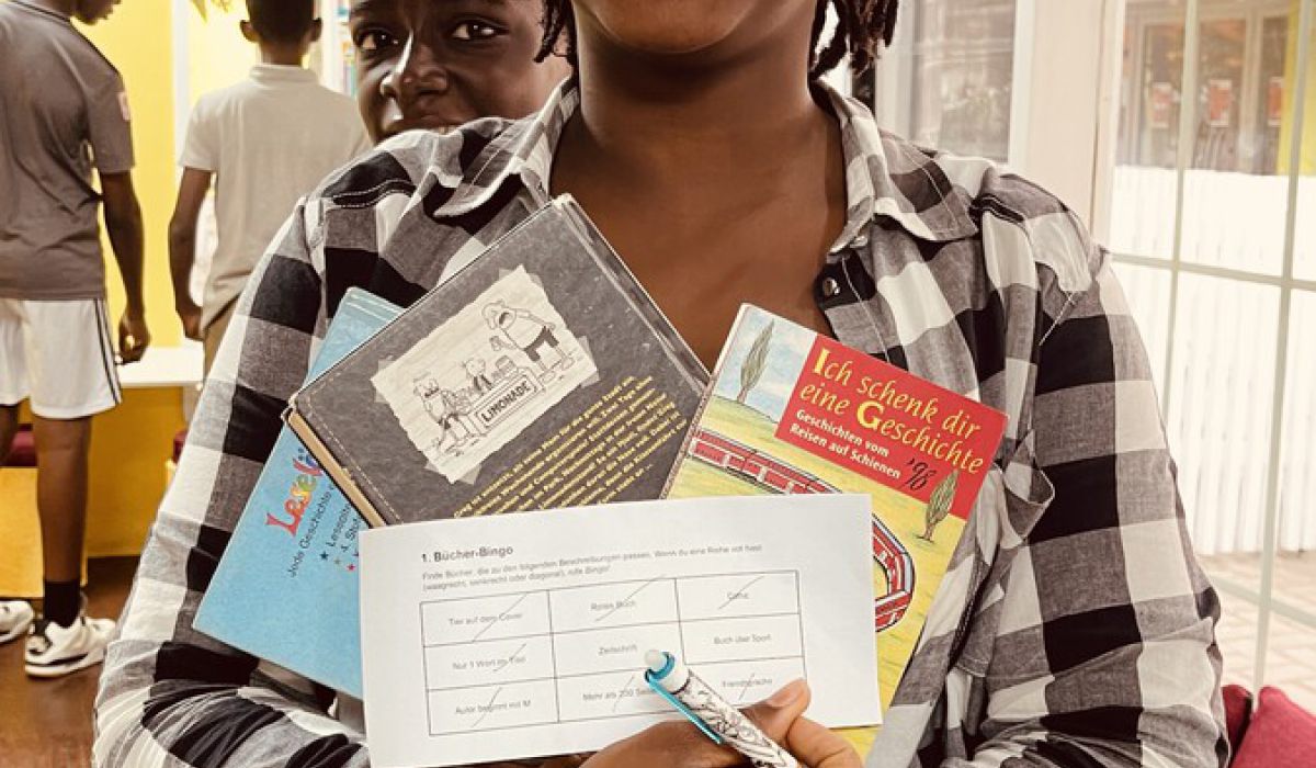 Bücher-Bingo in der Bibliothek